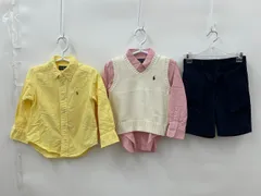 ラルフローレン Ralph Lauren 4点セット まとめ売り 100 長袖シャツ ベスト パンツ 2602WS212