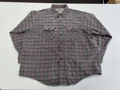 古着 USA製 フロストプルーフ シャツ FROSTPROOF チェック柄シャツ ネルシャツ GRAY グレー