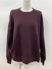ユニクロC スムースコットン クルーネックセーター XXL 19 Wine UNIQLO : C 未使用 2602WS215