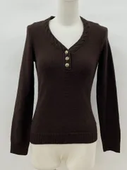 バーバリーブルーレーベル BURBERRY BLUE LABEL カーディガン 38 三陽商会 毛100％ 2602WT065