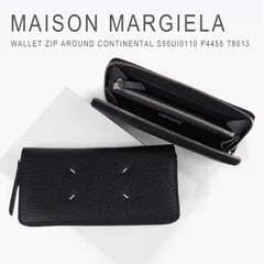 新品未使用 マルジェラ 財布 レディース メンズ 長財布 ラウンドファスナー 本革 ブランド メゾンマルジェラ Maison Margiela WALLET ZIP AROUND CONTINENTAL S56UI0110 P4455 T8013