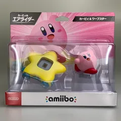 【中古品】 ニンテンドー amiibo カービィのエアライダー カービィ＆ワープスター  ゲーム周辺機器 任天堂 フィギュア 【024-260306-em-01-min】