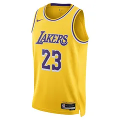 【送料無料・匿名配送】Nike ナイキ NBA レイカーズ レブロン 公式 アイコン ジャージ 黄 新品 正規品