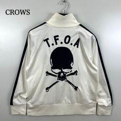 CROWS】 クローズ T.F.O.A. トラックジャケット スカル刺繍 黒 - メルカリ
