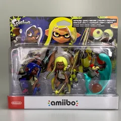 【中古品】 ニンテンドー amiibo トリプルセット[インクリング【イエロー】 オクトリング【ブルー】 コジャケ](スプラトゥーンシリーズ)  ゲーム周辺機器 任天堂 フィギュア 【024-260306-em-04-min】