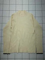 ◇ Θ ディスコート Discoat リブハイネックニットトップス ベージュ系 Lサイズ レディース E  【1602190010921】