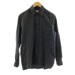 ギローバー GUY ROVER International Gallery BEAMS ボタンダウンシャツ カジュアルシャツ 長袖 チェック柄 40 15 3/4 グレー /KU