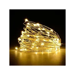 イルミネーション 屋外 屋外用 ソーラー ライト 防水 LED ストリングライト フェアリーライト クリスマス ツリー 飾り ガーデンライト おしゃれ (イエロー, 100球) 1