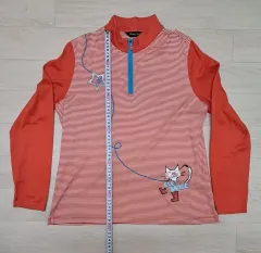 Elegance Sports レディース ストライプTシャツ 100