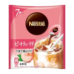 Nestle ネスレ ネスレ ポーション ピーチティーラテ 7個入 1袋 桃 ラテ ピーチ コーヒー カフェラテのサムネイル