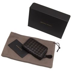 未使用級/ICチップ搭載】ボッテガヴェネタ オーストリッチ ラウンド 
