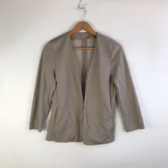 AOKI パジャマスーツ ノーカラージャケット グレー L 3161202603050003