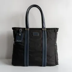 【美品】TUMI トゥミ 【68414DNYE/JARVIS トートバッグ】 ブラック ネイビー ビジネスバッグ ブリーフケース 26030113