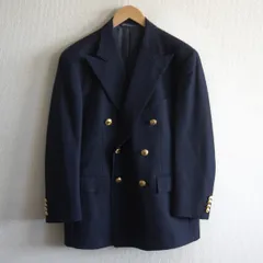 【最高級品】POLO RALPH LAUREN【テーラードジャケット /紺ブレ】92AB4 ダブル 金牡丹 ポロラルフローレン 26030064