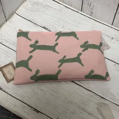 ハンドメイド　ミナペルホネン　runrunrunのポーチ