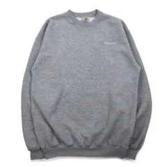 carhartt 90年代 クルーネック スウェット L グレー コットン ワンポイントロゴ刺繍