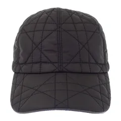 ★状態良好★ディオール Dior D-PLAYER 56 キャップ ナイロン ブラック Noir レディース