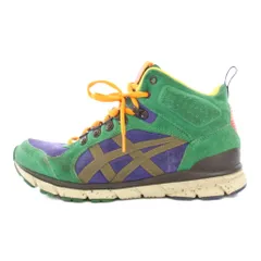 オニツカタイガー Onitsuka Tiger HARANDIA MT ハイカットスニーカー シューズ 厚底 スエード 切替 US6 24.5cm マルチカラー TH4L0L /BB