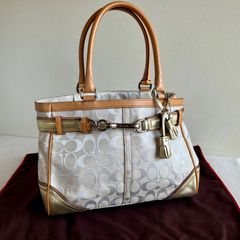 希少✨COACH ダメージ加工 コーチ ミニボストンバッグ シグネチャー