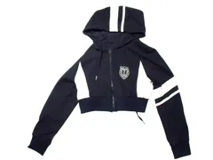 k05250630016　FASHION　1　紺×白　Ｓサイズ程度　アウター　パーカー　秋冬