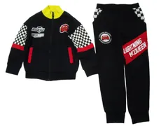 k05250630012　BABYDOLL　110サイズ　黒×赤×黄×白　　オールインワンセットアップ　セットアップ　秋冬