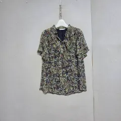 BCBG 小花柄 シフォン ブラウス 55 n3602