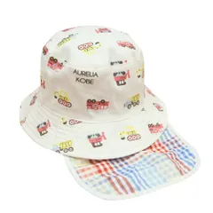 【数量限定】[VIDOSCLA] ベビー用ハット つば広 赤ちゃんキャップ キッズ 帽子 子供サンバイザー フィッシャーマンハット 車柄 女の子 男の子 男女児 UVカット 春夏 日焼け止め かわいい 紫外線 ユニセックス アウトドア カープリント