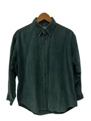RALPH LAUREN (ラルフローレン) コーデュロイ長袖シャツ ボタンダウンシャツ M ダークグリーン メンズ/199