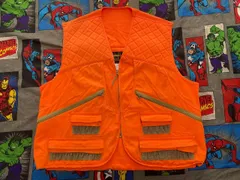 Gamehide ハンティングベスト L オレンジ アメリカ古着