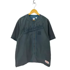 アンディフィーテッド UNDEFEATED 21SS WASHED TWILL BASEBALL JERSEY ロゴプリント ツイル 半袖ベースボールシャツ メンズ import：L のサムネイル