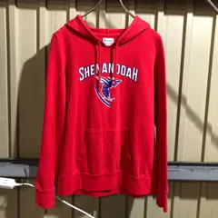 2110 Champion パーカー レッド L チャンピオン スウェット プリントロゴ 古着卸 アメリカ仕入