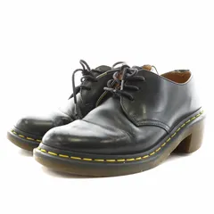 ドクターマーチン DR.MARTENS アモリー AMORY 3ホール ローファー ヒール レザー UK5 黒 ブラック AW006 /AN5 ●D