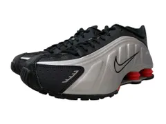 NIKE (ナイキ) SHOX R4 ショックス アール4 スニーカー メタリック HQ1988-002 27.5cm US9.5 シルバー×ブラック メンズ/199