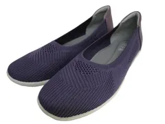 k03250522044　Pansy　24.5cmEEE　紫×白　　シューズ　スリッポン　通年