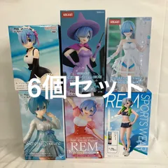 未開封 Re:ゼロから始める異世界生活 レム フィギュア 6個セット SF3304 c107