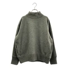 slopeslow / スロープスロウ | WOOL FRENCH TERRY TURTLE NECK SWEATSHIRT タートルネック ニット | M | グレー系 | メンズのサムネイル