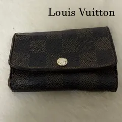 ルイヴィトン　Louis Vuitton　ダミエ　エベヌライン　ミュルティクレ　キーケース　【フック欠損あり】