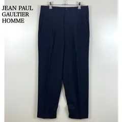 JEAN PAUL GAULTIER HOMME JPG 90s archive wool tac slacks pants 50 XL ジャンポールゴルチエオム タックスラックスパンツ 名作 アーカイブ ※小穴多数有りのサムネイル