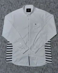 XL ビームス ハート(BEAMS HEART) サイド ストライプ シャツ