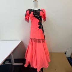 社交ダンス レッスンウェア パープル ビジュー装飾 - メルカリ