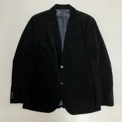 ◆ LACOSTE ラコステ テーラードジャケット コーデュロイジャケット アウター メンズ 2B ブラック サイズ５０/４？？ 古着