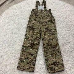 【冬物セール】カロライン（株） カモフラ柄 スキーウェア ボードウェア パンツ キッズ150cm ウインターパンツ