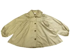 k04250501080　Cottoli　120サイズ　【上着】オフベージュ【チュールスカート】グレー　　オールインワンセットアップ　セットアップ　通年