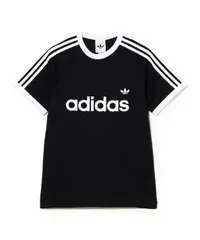 (アディダスオリジナルス) adidas Originals スリーストライプス スリム リンガー Ｔシャツ VM806 KF0417 THREE STRIPES SLIM RINGER T-SHIRT BLACK