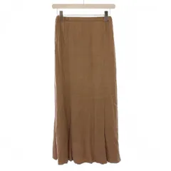 ラウンジドレス ガリャルダガランテ Loungedress GALLARDAGALANTE キュプラマーメイドスカート フレア イージー マキシ ロング ウエストゴム 無地 F ベージュ LDZ1021201A0003 /BB