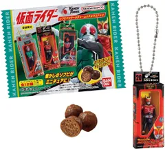 仮面ライダー ソフビパッケージチャーム&チョコスナック 準チョコレート 食玩 【BOX販売/10個セット】
