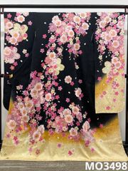 振袖 刺繍 金彩 紋意匠 梅 身丈167cm 撥水加工済 MO3592 - メルカリ