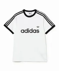 (アディダスオリジナルス) adidas Originals スリーストライプス スリム リンガー Ｔシャツ VM806 KF0418 THREE STRIPES SLIM RINGER T-SHIRT WHITE