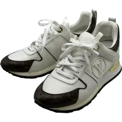 ルイ・ヴィトン LOUIS VUITTON ランアウェイライン ローカットスニーカー BM0211 ホワイト レザー レディース スニーカー