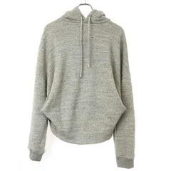 LOEWE ロエベ Draped Hoodie ドレープド フーディ プルオーバー パーカー S359Y23X36 グレー M アナグラムロゴのサムネイル